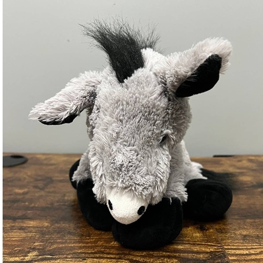Wishpets Brutus the Donkey Plush Grey Stuffed Animal 2016 Loveable Brutus